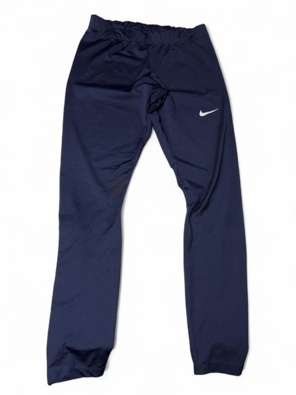Nike Dri-FIT Women’s Medium Navy Running Training Leggings Zip Ankle
